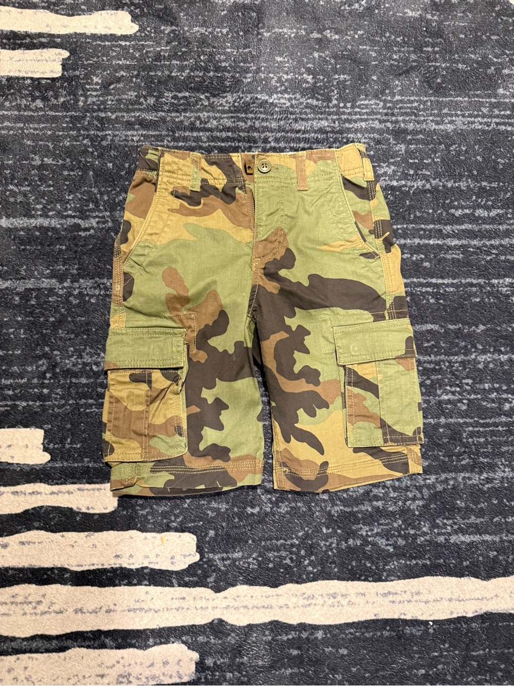 GAP Kids Camo Cargo Shorts - Green/Brown